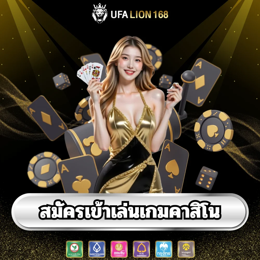 สมัครเข้าเล่นเกมคาสิโน ufalion168